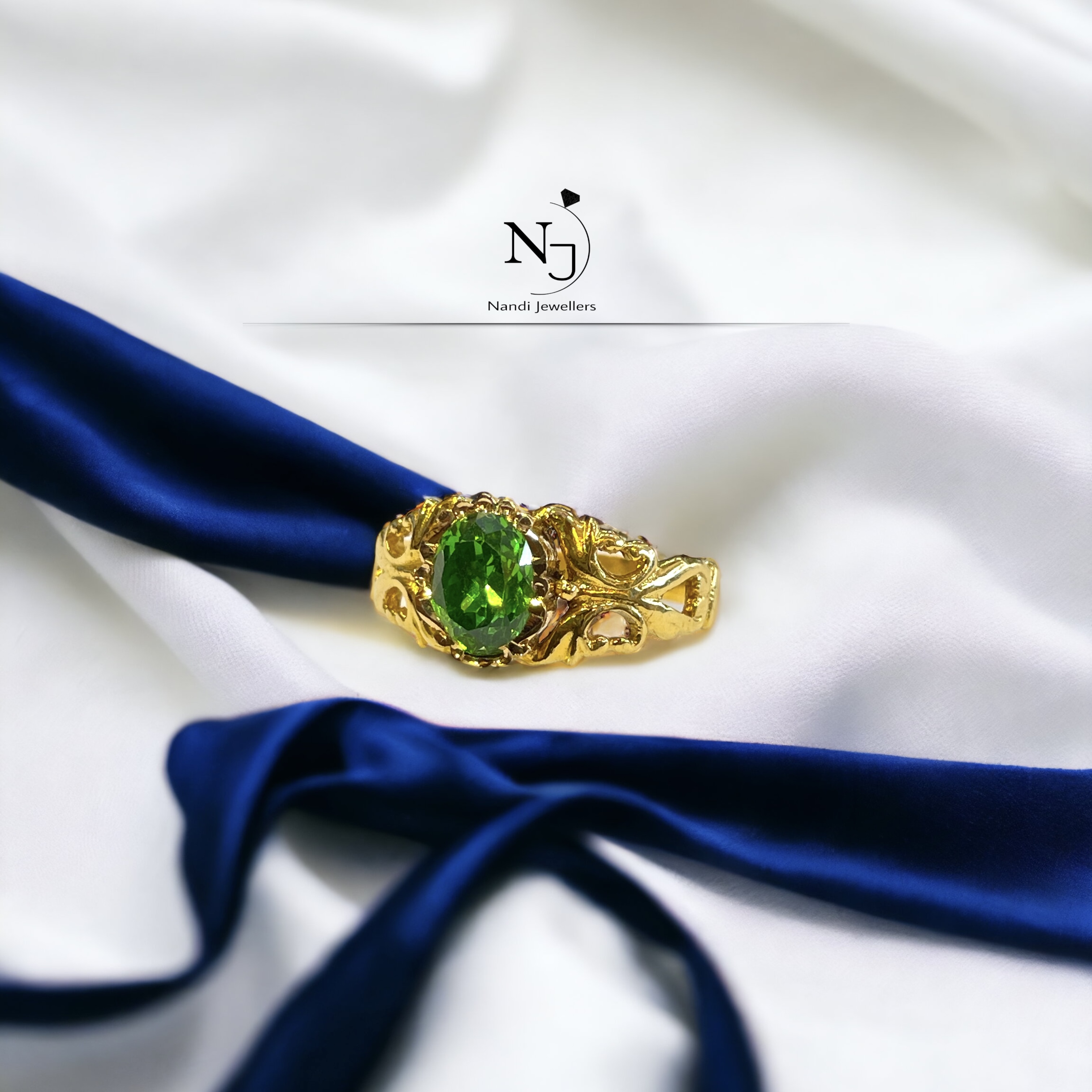 Emerald Green Signet Ring | Christian Rings | Elevated Faith
